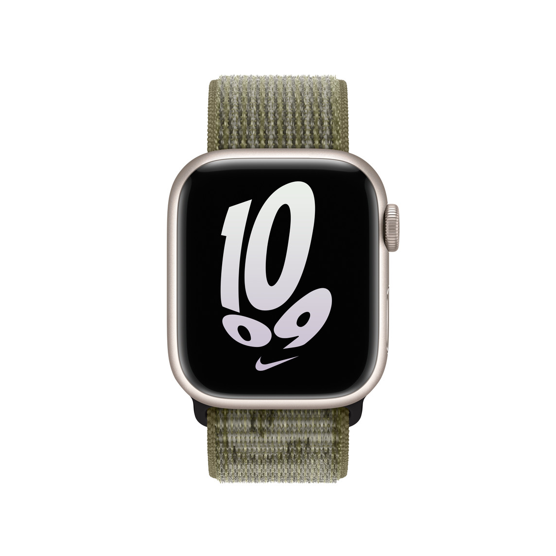 Apple Watch 41mm Nike Band: Sequoia/Pure Platinum Nike Sport Loop – Obrázok 3