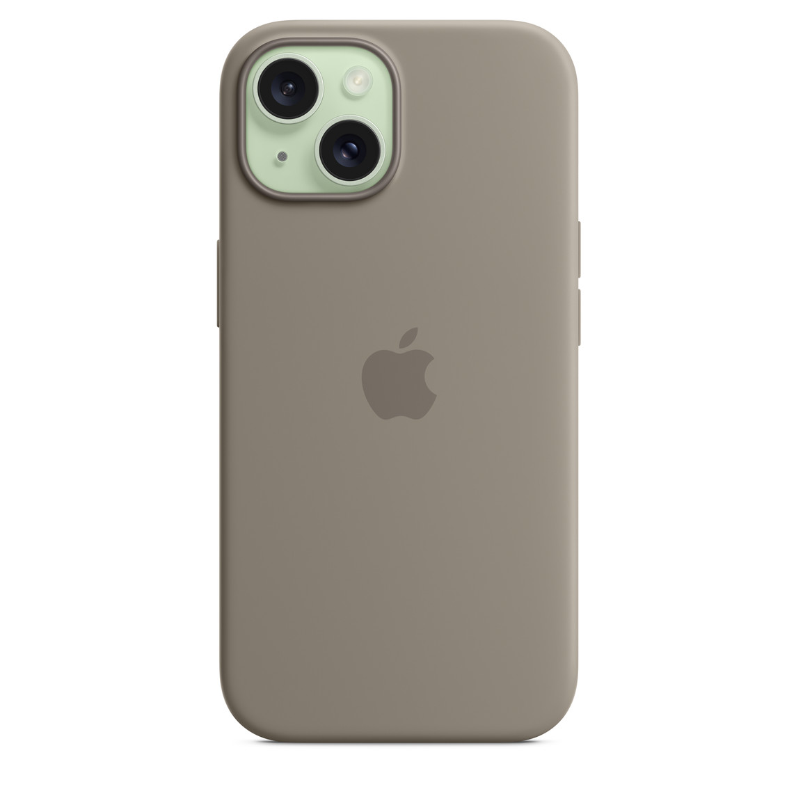 Apple iPhone 15 Silicone Case w MagSafe - Clay – Obrázok 3