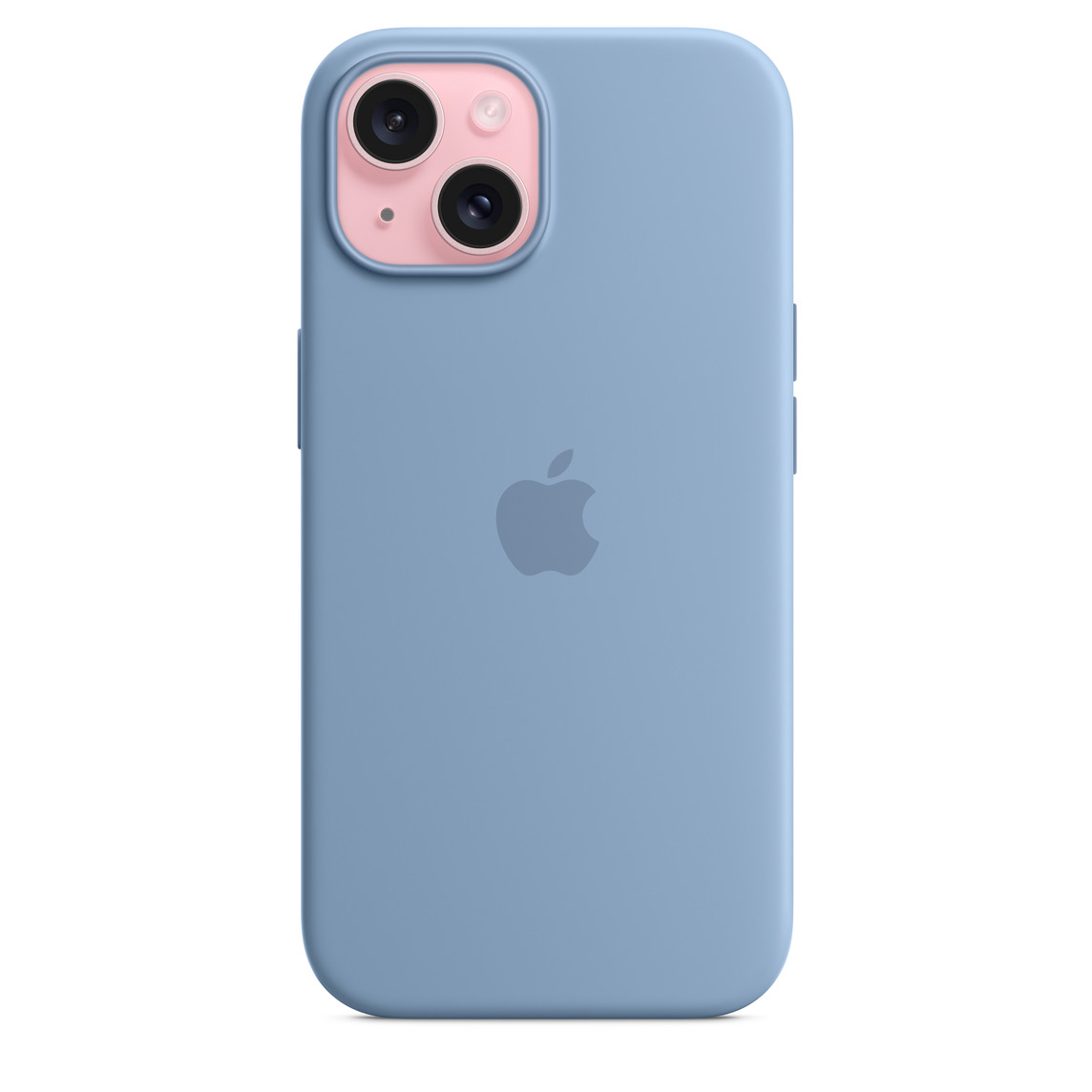 Apple iPhone 15 Silicone Case w MagSafe - Winter Blue – Obrázok 2