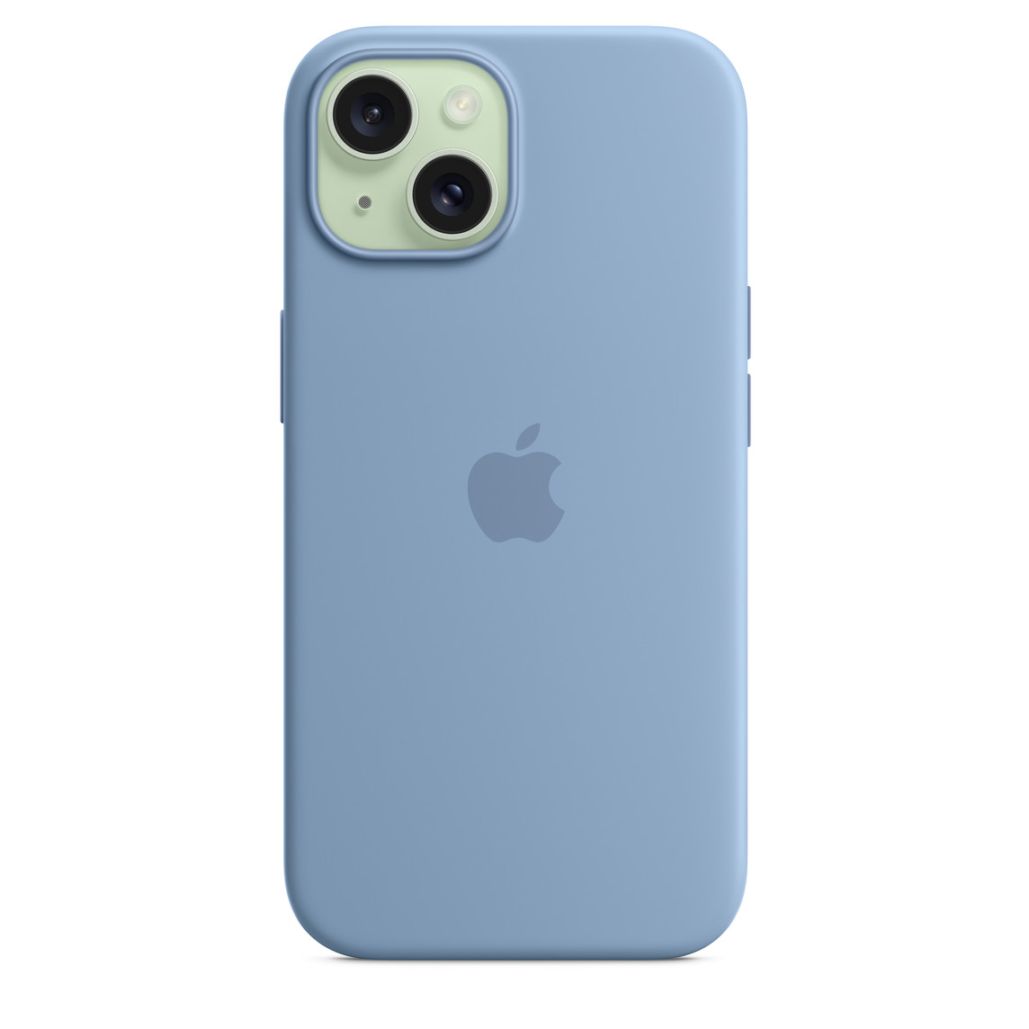 Apple iPhone 15 Silicone Case w MagSafe - Winter Blue – Obrázok 4