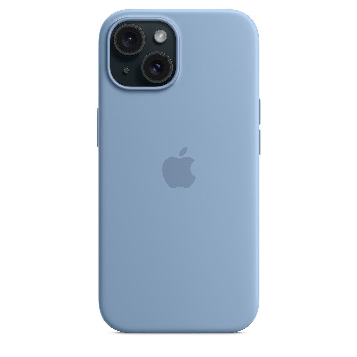 Apple iPhone 15 Silicone Case w MagSafe - Winter Blue – Obrázok 5