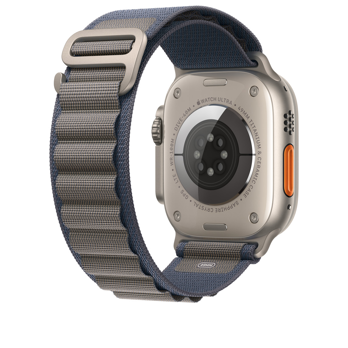 Apple Watch 49mm Band: Blue Alpine Loop - Large – Obrázok 4