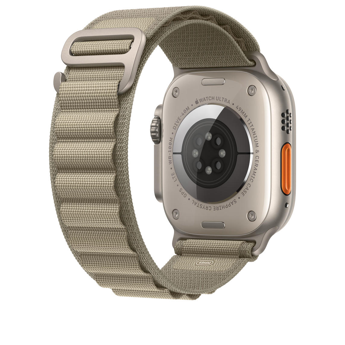 Apple Watch 49mm Band: Olive Alpine Loop - Medium – Obrázok 4