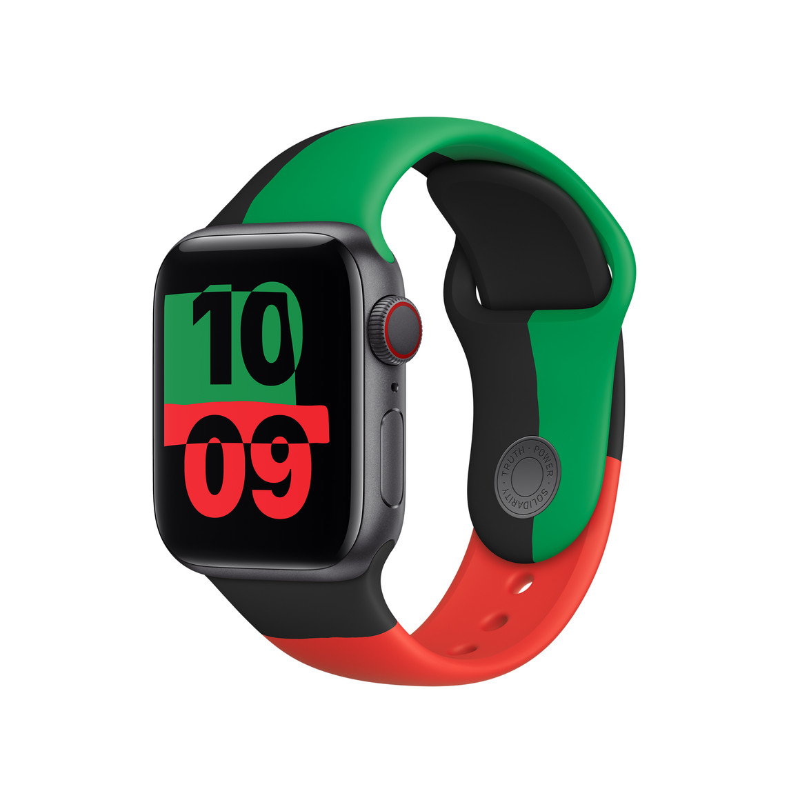 Apple Watch 40mm Band: Black Unity Sport Band - S/M – Obrázok 2