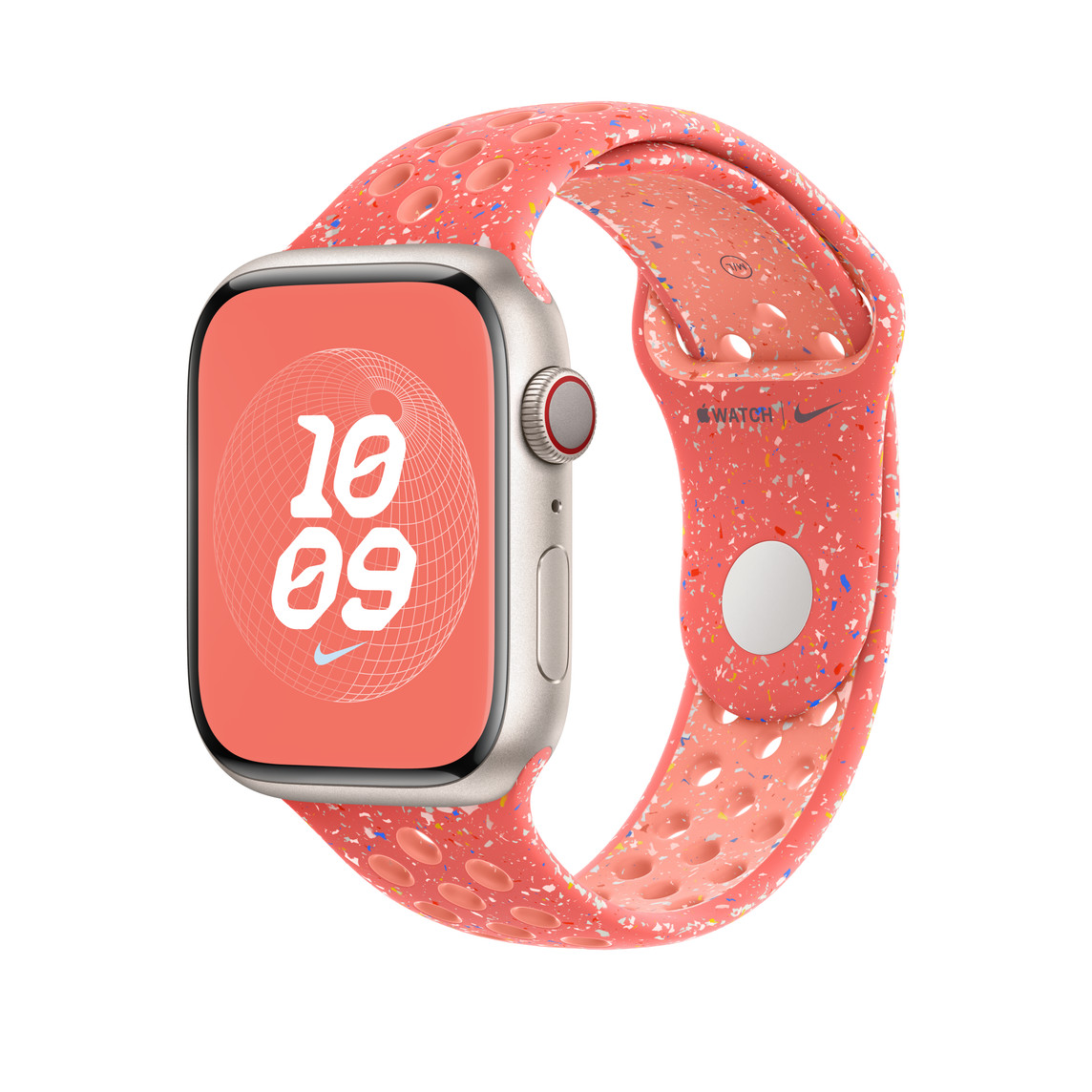 Apple Watch 45mm Nike Band: Magic Ember Nike Sport Band - S/M – Obrázok 2