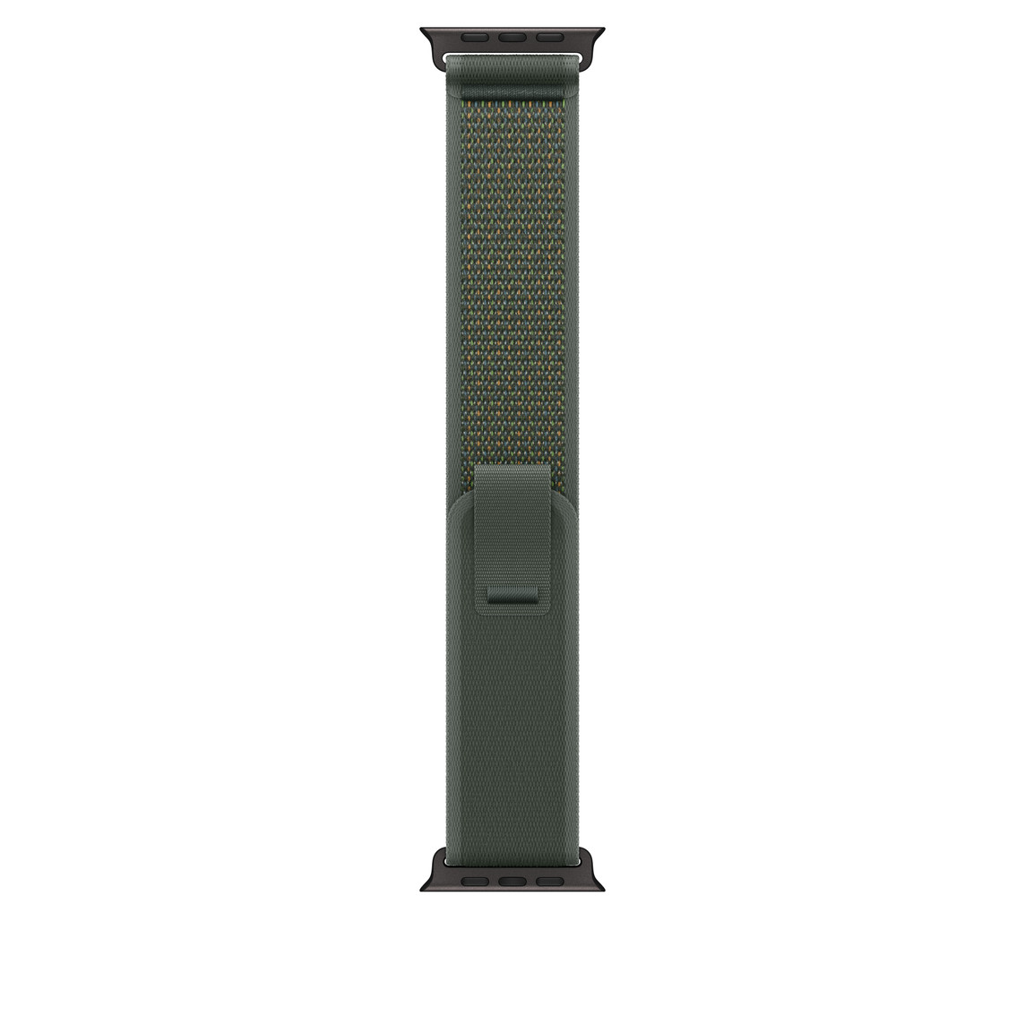 Apple Watch 49mm Loop: Green Trail Loop - S/M - Black Titanium Finish
