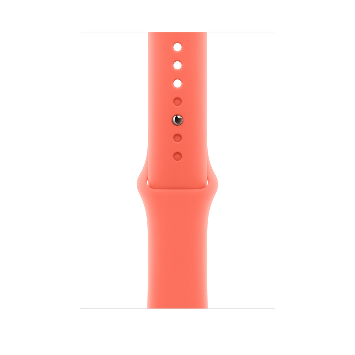 Apple Watch 46mm Sport Band: Tangerine Sport Band - M/L (SEASONAL)